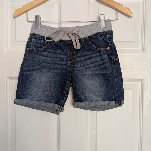 🎈Justice Girls (Size 12R) Denim/Jean Shorts with Elastic Waist - Picture 1 of 6
